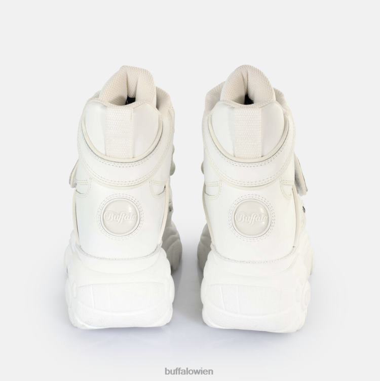 bei Buffalo klassischer Sneaker aus hohem Leder Weiss 0FX48134 |Turnschuhe