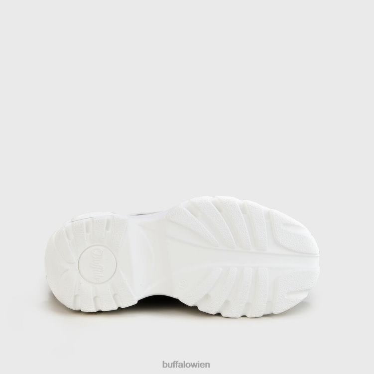 bei Buffalo klassisches Hochpatent weiß 0FX48679 |Turnschuhe