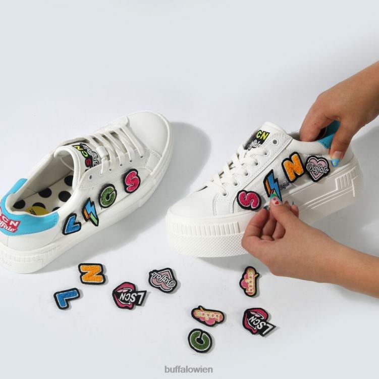 bei Buffalo x lscn gepaart Weiss 0FX48376 |Turnschuhe