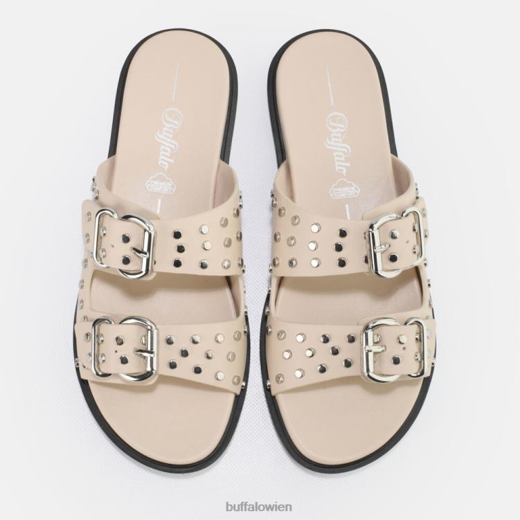 bei Buffalo Blake Belle vegane Sandale Creme 0FX48659 |Sandalen