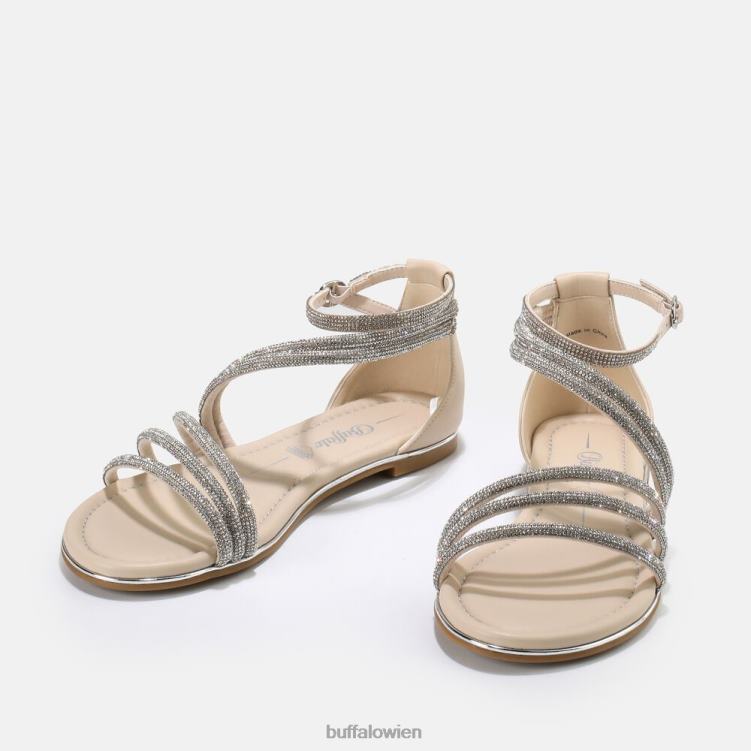 bei Buffalo Capri Glam Sandale vegan Creme 0FX4889 |Sandalen