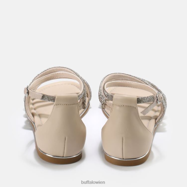 bei Buffalo Capri Glam Sandale vegan Creme 0FX4889 |Sandalen