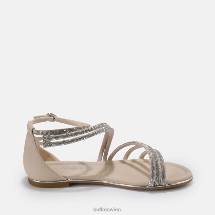 bei Buffalo Capri Glam Sandale vegan Creme 0FX4889 |Sandalen