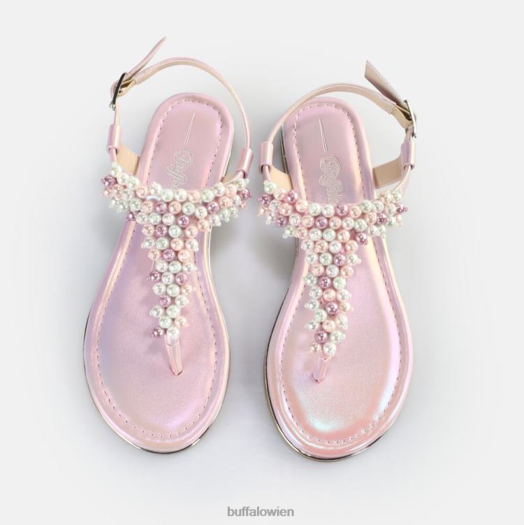 bei Buffalo Capri-Perlensandalen vegan metallischer Lavendel 0FX48408 |Sandalen