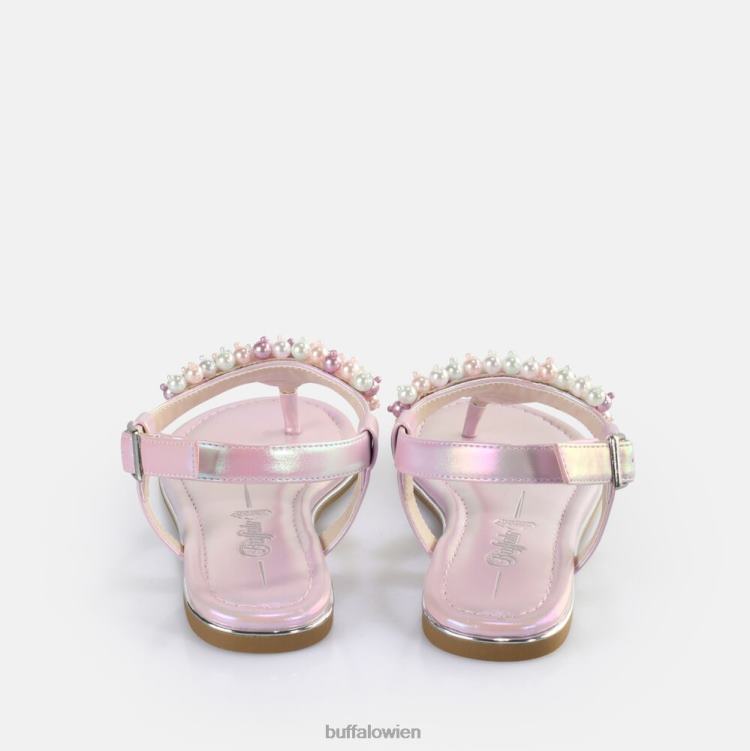 bei Buffalo Capri-Perlensandalen vegan metallischer Lavendel 0FX48408 |Sandalen