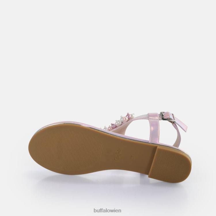 bei Buffalo Capri-Perlensandalen vegan metallischer Lavendel 0FX48408 |Sandalen