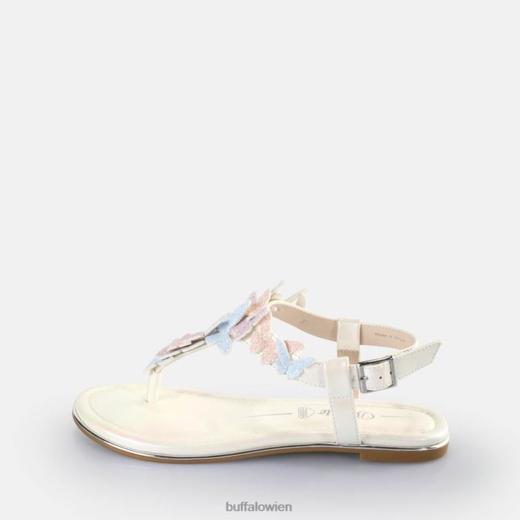 bei Buffalo Capri-Schmetterlingssandalen vegan Pastell-Multi 0FX48180 |Sandalen