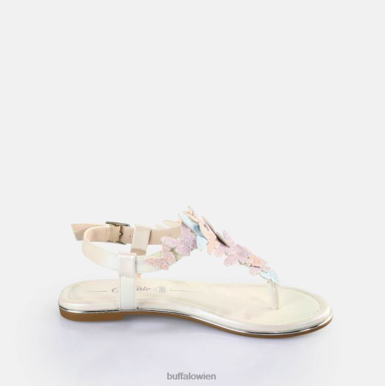 bei Buffalo Capri-Schmetterlingssandalen vegan Pastell-Multi 0FX48180 |Sandalen