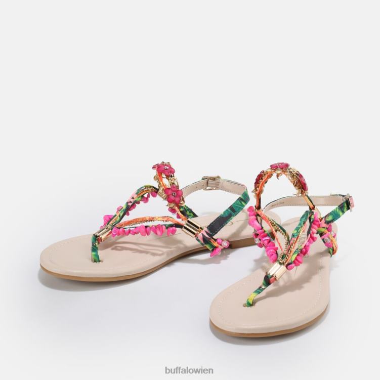 bei Buffalo Capri Vacay Sandale vegan Fuchsie 0FX48175 |Sandalen