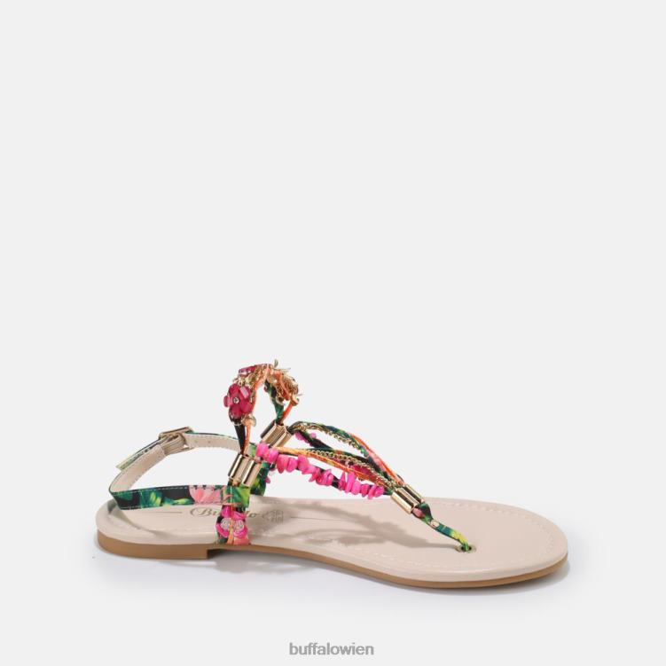 bei Buffalo Capri Vacay Sandale vegan Fuchsie 0FX48175 |Sandalen