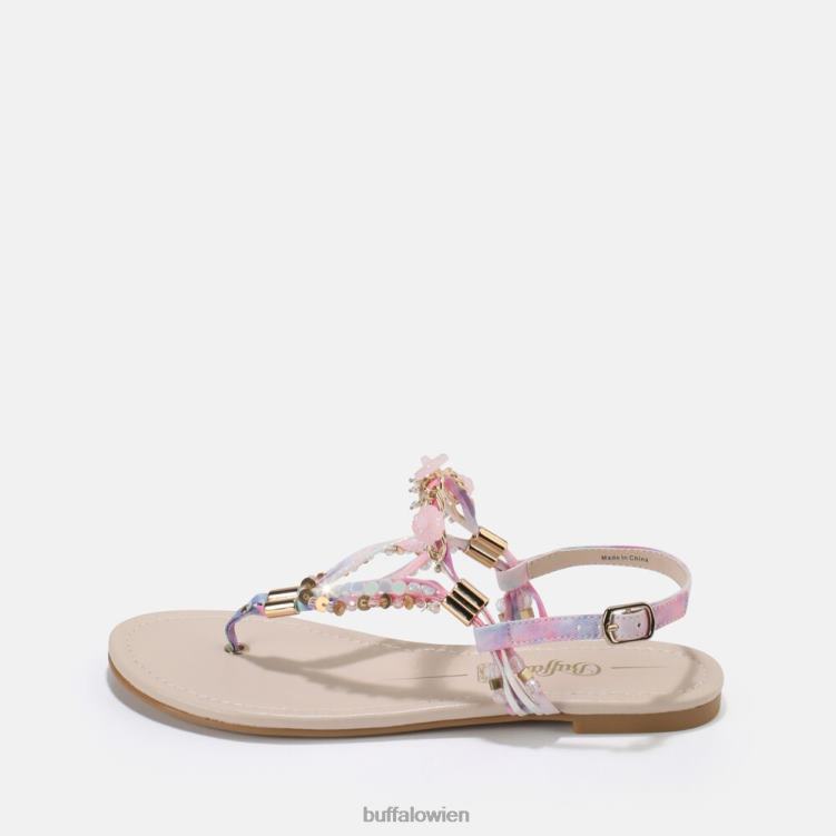 bei Buffalo Capri Vacay Sandale vegan Pastellrosa 0FX48176 |Sandalen