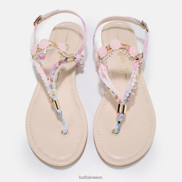 bei Buffalo Capri Vacay Sandale vegan Pastellrosa 0FX48176 |Sandalen