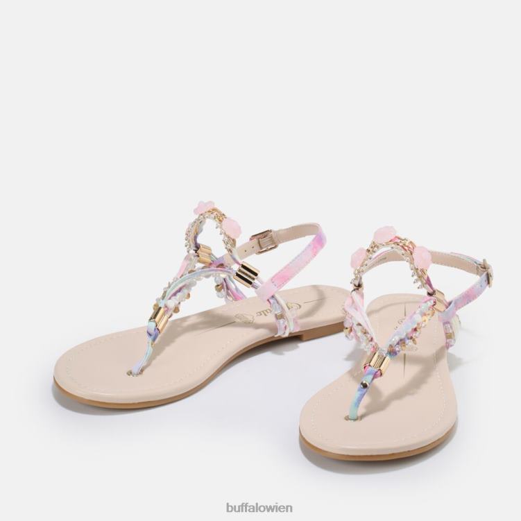 bei Buffalo Capri Vacay Sandale vegan Pastellrosa 0FX48176 |Sandalen
