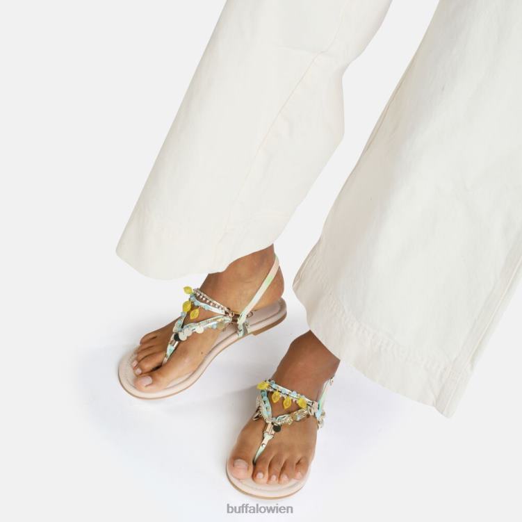 bei Buffalo Capri Vacay Sandale vegan blau/türkis 0FX48177 |Sandalen