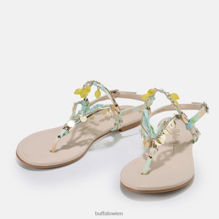 bei Buffalo Capri Vacay Sandale vegan blau/türkis 0FX48177 |Sandalen