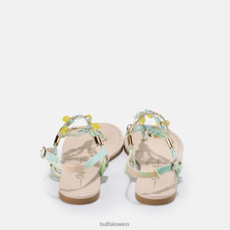 bei Buffalo Capri Vacay Sandale vegan blau/türkis 0FX48177 |Sandalen
