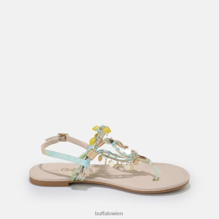 bei Buffalo Capri Vacay Sandale vegan blau/türkis 0FX48177 |Sandalen