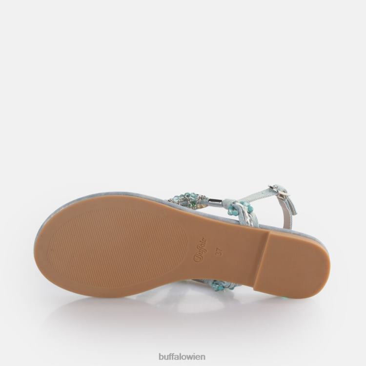 bei Buffalo Capri Vacay Sandalen vegan Jeans/Aquablau 0FX48179 |Sandalen