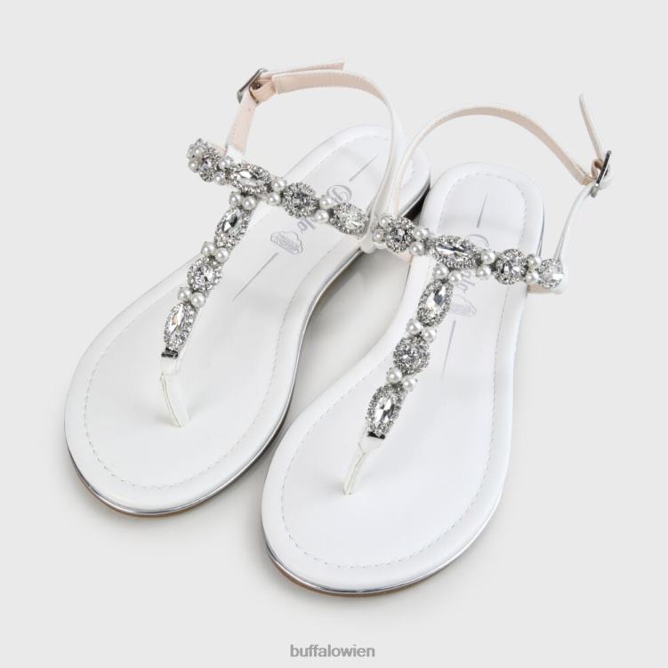 bei Buffalo Henriette Sandale Elfenbein 0FX48880 |Sandalen
