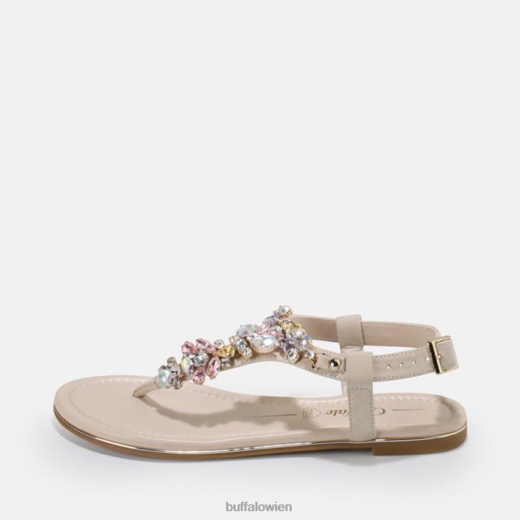bei Buffalo Rhonda vegane Sandale Beige 0FX4891 |Sandalen