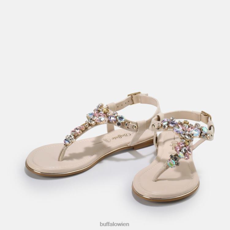 bei Buffalo Rhonda vegane Sandale Beige 0FX4891 |Sandalen