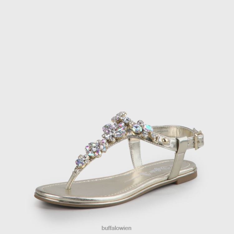 bei Buffalo Rhonda vegane Sandalen Gold 0FX4892 |Sandalen