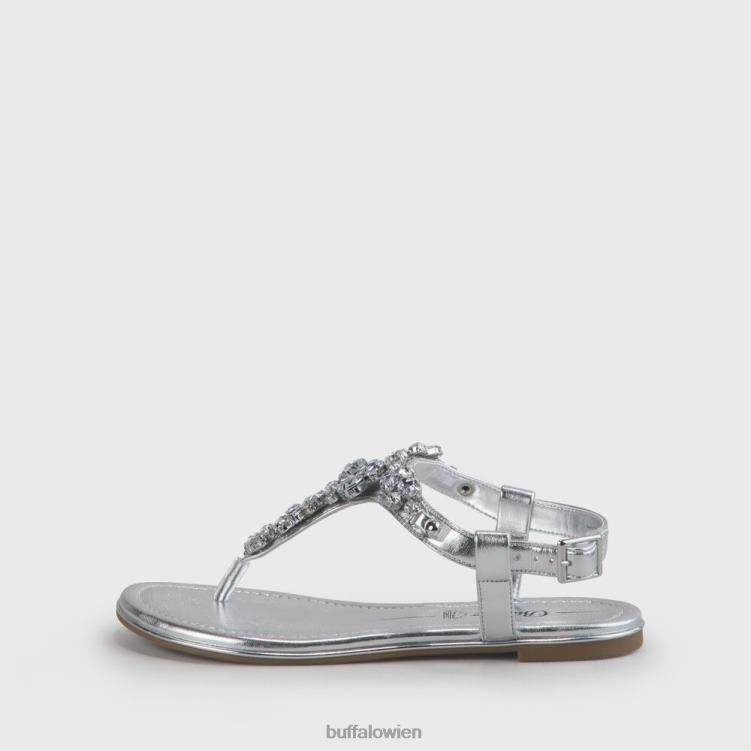 bei Buffalo Rhonda vegane Sandalen Silber 0FX4893 |Sandalen