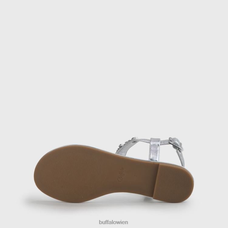 bei Buffalo Rhonda vegane Sandalen Silber 0FX4893 |Sandalen