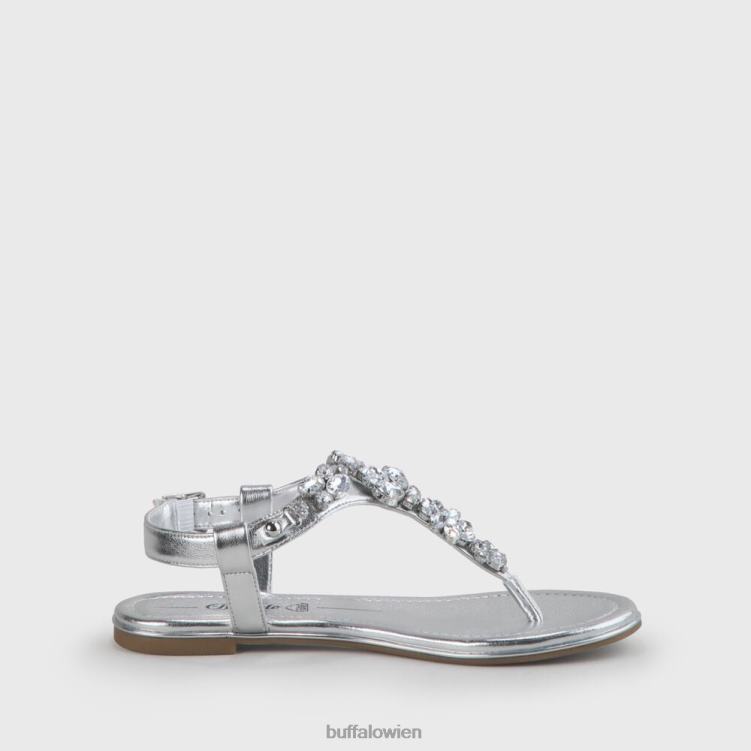 bei Buffalo Rhonda vegane Sandalen Silber 0FX4893 |Sandalen