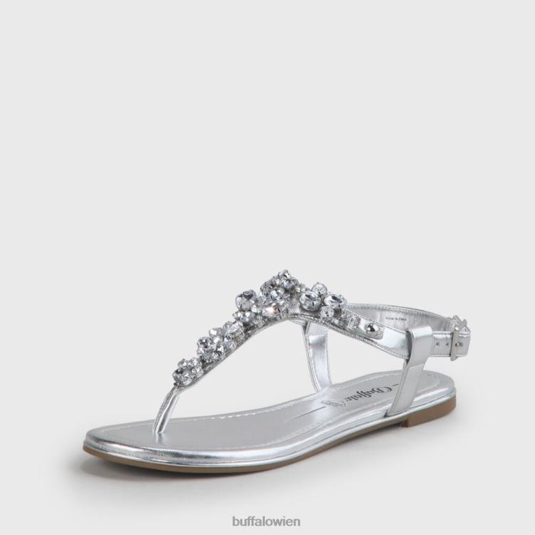 bei Buffalo Rhonda vegane Sandalen Silber 0FX4893 |Sandalen