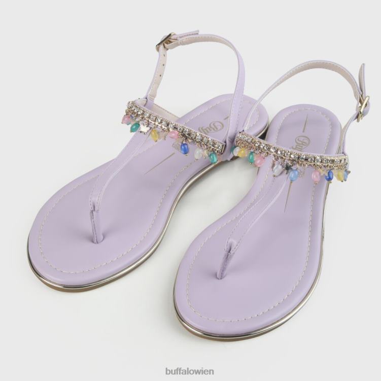 bei Buffalo Vegane Sandalen von Rachel Charms helles Lila 0FX48770 |Sandalen