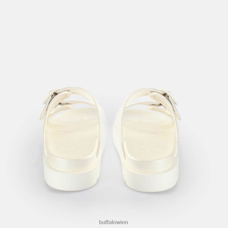 bei Buffalo Elly Slide Plateau-Slides vegan Weiss 0FX48832 |Folien