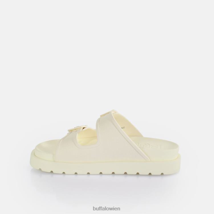 bei Buffalo Eve Sol Plateau-Slide vegan nicht-gerade weiss 0FX48785 |Folien