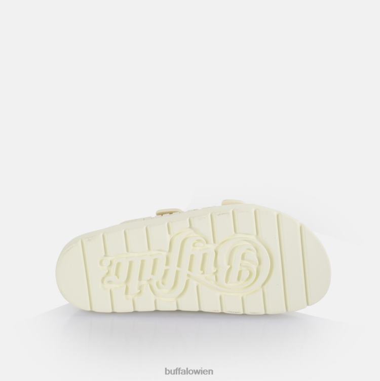bei Buffalo Eve Sol Plateau-Slide vegan nicht-gerade weiss 0FX48785 |Folien