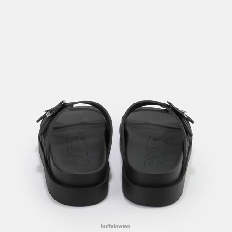 bei Buffalo Eve Sol Plateausandalen vegan Schwarz 0FX48248 |Folien