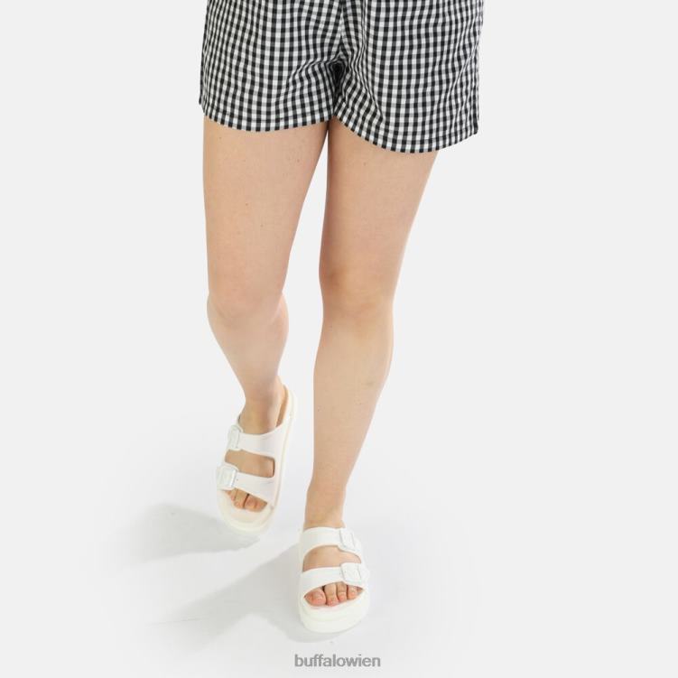 bei Buffalo Eve Sol Plateausandalen vegan Weiss 0FX48915 |Folien