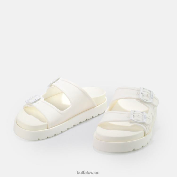 bei Buffalo Eve Sol Plateausandalen vegan Weiss 0FX48915 |Folien