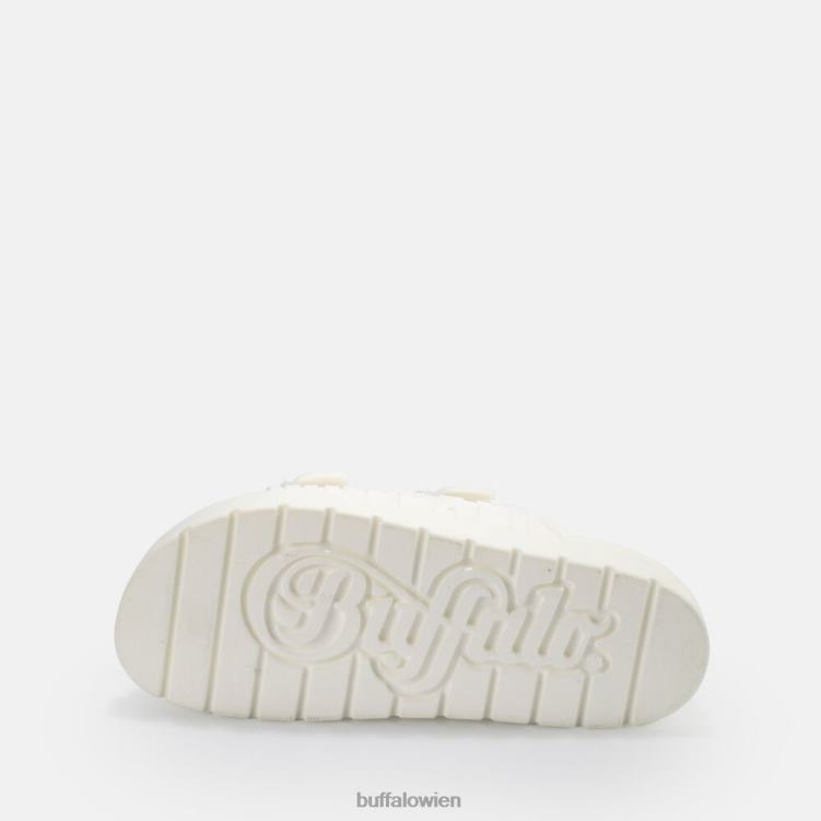 bei Buffalo Eve Sol Plateausandalen vegan Weiss 0FX48915 |Folien