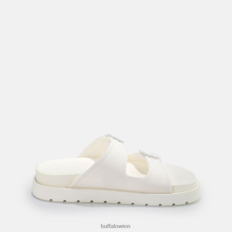 bei Buffalo Eve Sol Plateausandalen vegan Weiss 0FX48915 |Folien