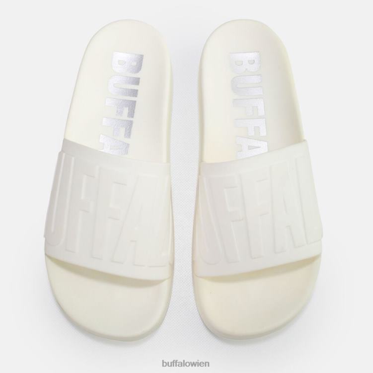 bei Buffalo Lake Bold Plateausandalen vegan Weiss 0FX48462 |Folien