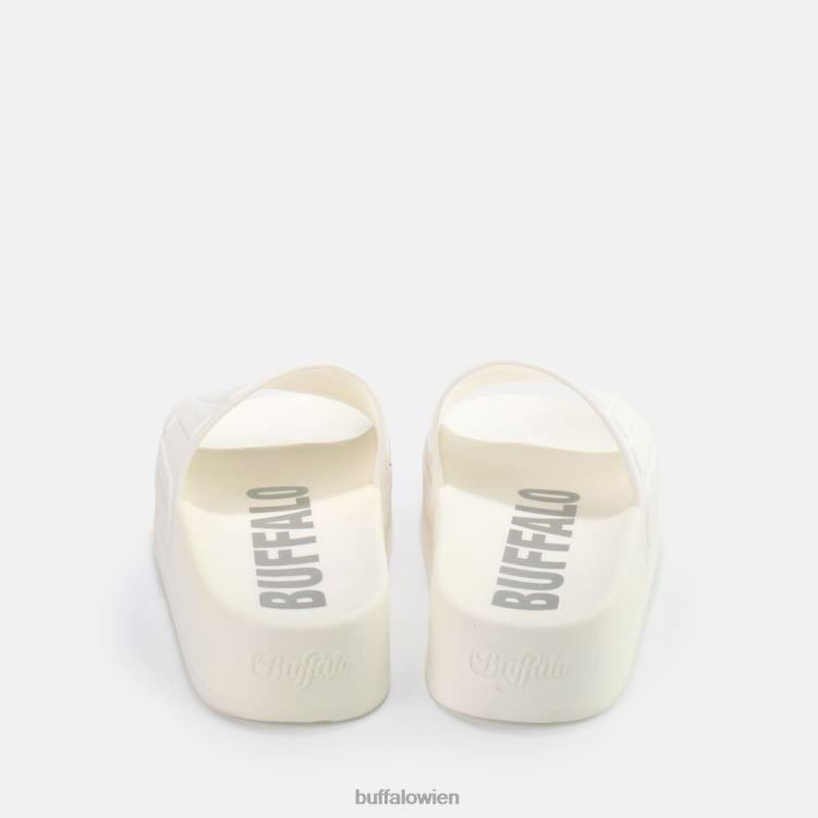 bei Buffalo Lake Bold Plateausandalen vegan Weiss 0FX48462 |Folien