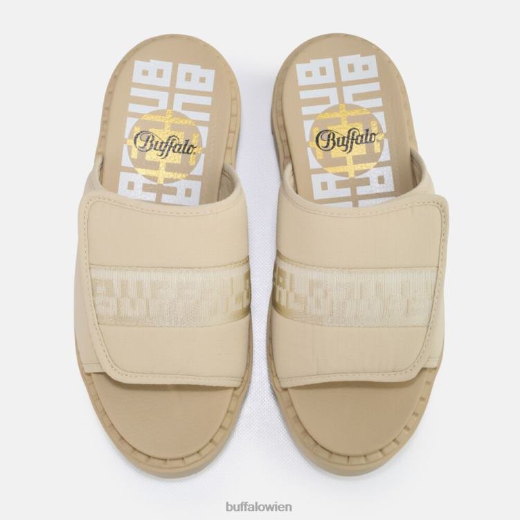 bei Buffalo Raven Tec-SLD Sandale vegan Beige 0FX48555 |Folien