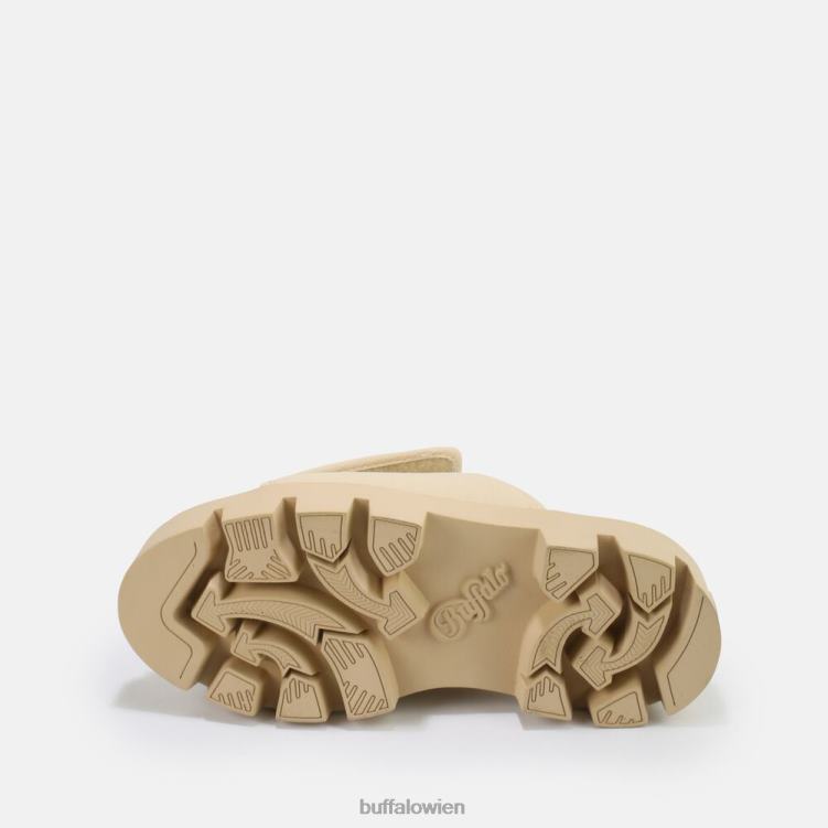 bei Buffalo Raven Tec-SLD Sandale vegan Beige 0FX48555 |Folien