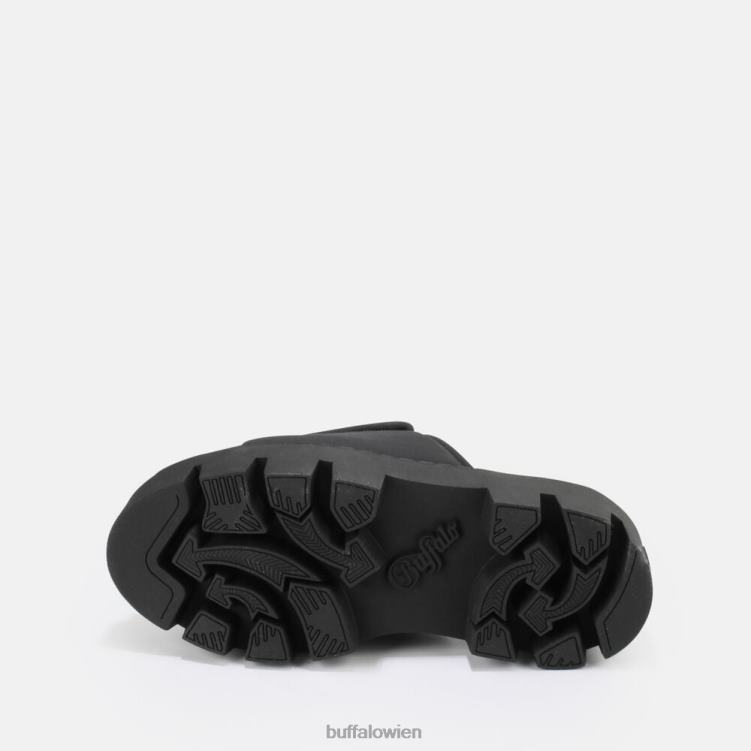 bei Buffalo Raven Tec-SLD Sandale vegan Schwarz 0FX48729 |Folien