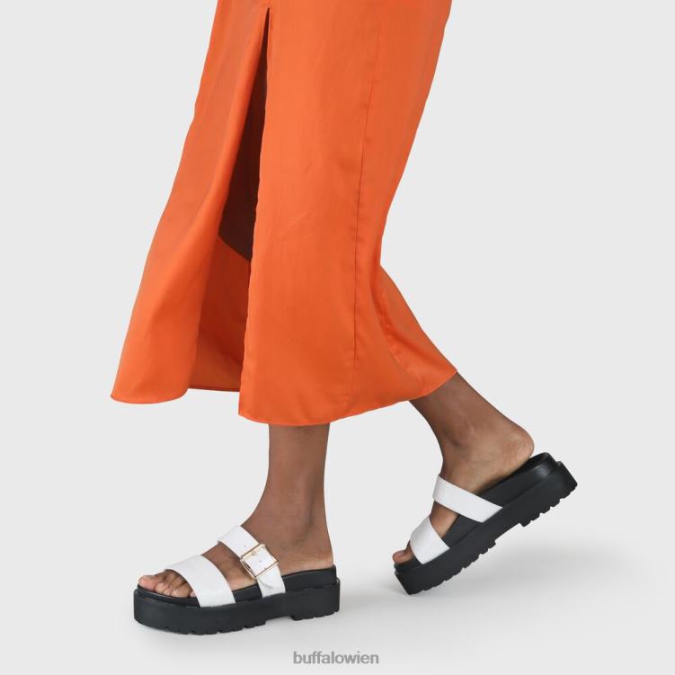 bei Buffalo Raya vegane Sandalen Weiss 0FX48577 |Folien