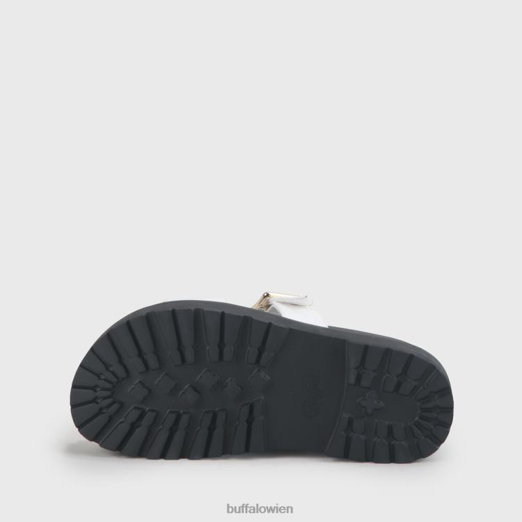 bei Buffalo Raya vegane Sandalen Weiss 0FX48577 |Folien