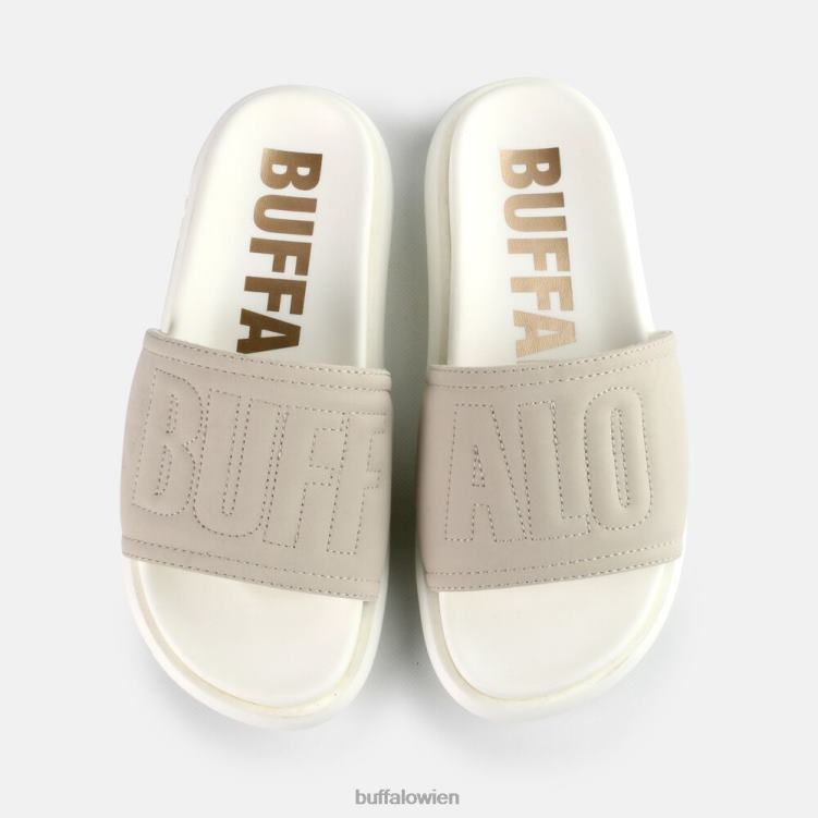 bei Buffalo Rey Plateausandale aus veganem Nubuk grau 0FX48908 |Folien