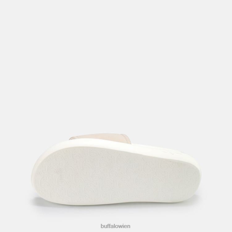 bei Buffalo Rey Plateausandale aus veganem Nubuk grau 0FX48908 |Folien