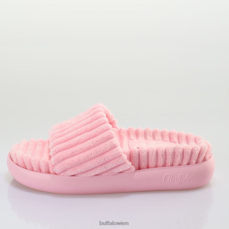 bei Buffalo Rey Slide Plateau-Slide vegan Rosa 0FX4882 |Folien