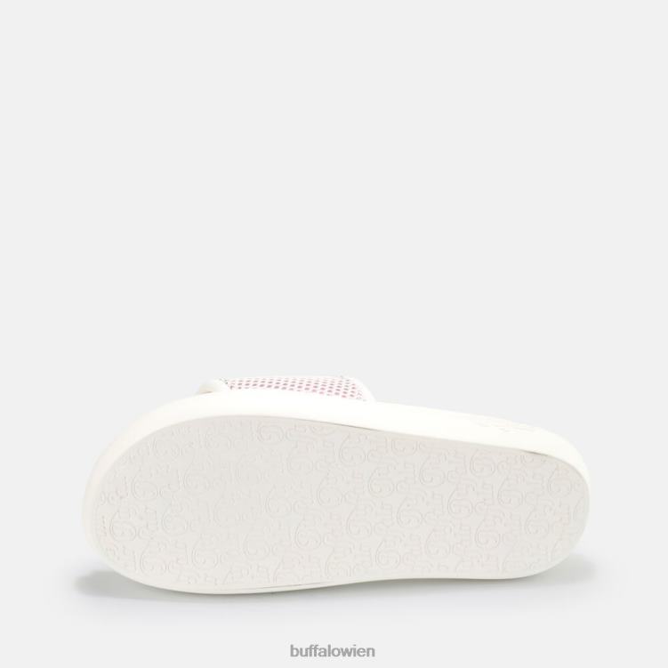 bei Buffalo Rey Slide vegan weiß/lila 0FX48815 |Folien